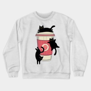 CAT-FFEINE Crewneck Sweatshirt